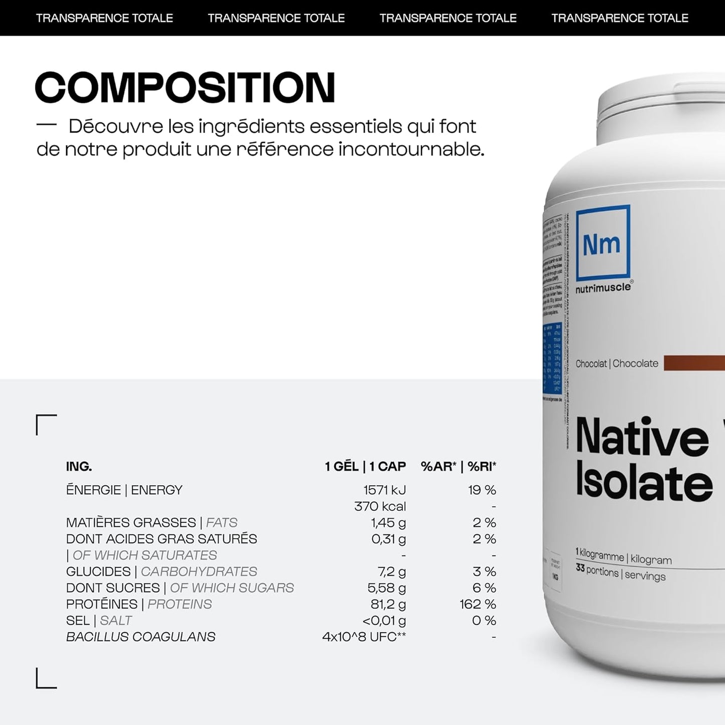 Whey Isolate Nutrimuscle