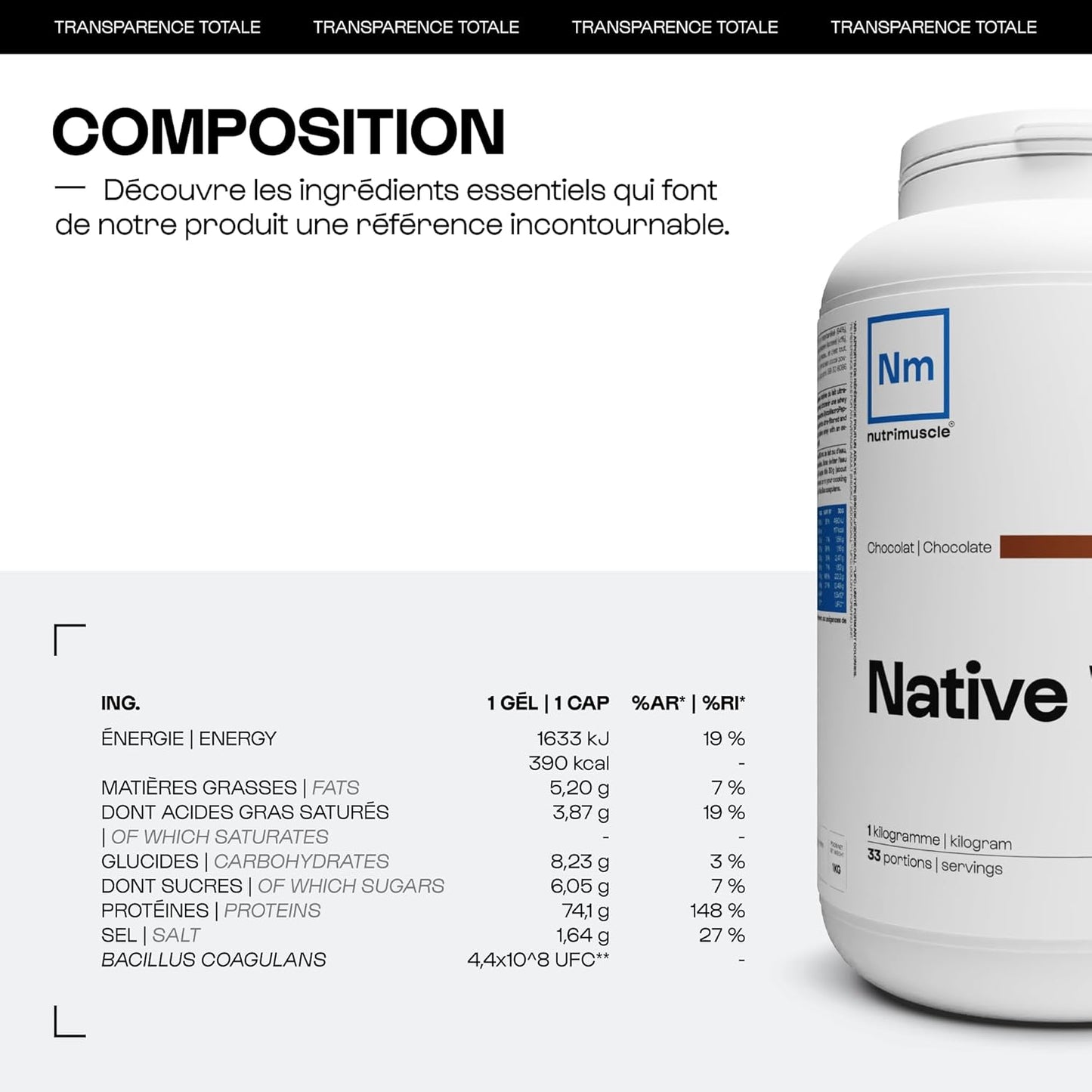 Native whey Nutrimuscle